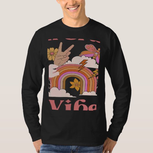Seventh Grade Vibes Retro 7th Grade Back To School T-shirt (Voorkant)