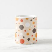 Seventies Retro Stippen Koffiemok (Center)