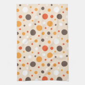 Seventies Retro Stippen Theedoek (Verticaal)