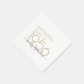 Seventy Fabulous Born 1956 70th Birthday Party Servet (Hoek)