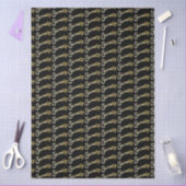 Seventy gold on black birthday or annversary tissuepapier (Craft)