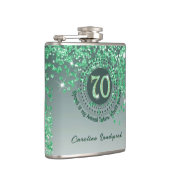 Seventy & Green Glitter & Drink Quote Heupfles (Rechts)