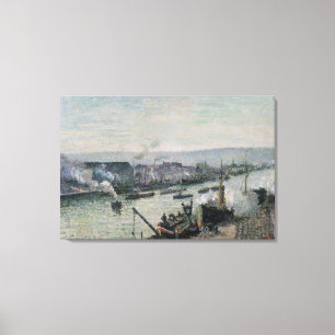 Sever Port Rouen 1896 Canvas Afdruk