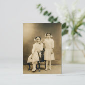 Severa & Catherine LAHR, rond 1910 Briefkaart (Staand voorkant)