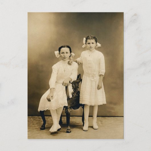 Severa & Catherine LAHR, rond 1910 Briefkaart (Voorkant)