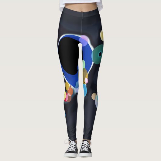 Several Circles, Vassily Kandinsky digitaal Leggings (Voorkant)