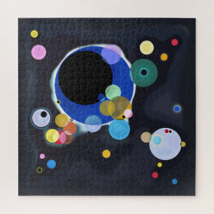 Several Circles, Vassily Kandinsky digitaal Legpuzzel