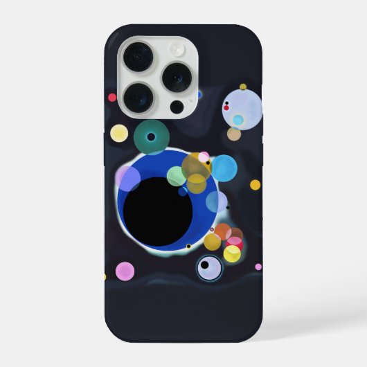 Several Circles, Vassily Kandinsky in digital iPhone Hoesje (Achterkant)