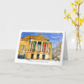 Severance Hall Folded Wenskaart Kaart (Gele Bloem)