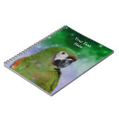 Severe Macaw Parrot Bird Art Notitieboek (Linkerzijde)