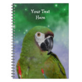 Severe Macaw Parrot Bird Art Notitieboek (Voorkant)