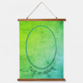 Severe Macaw Parrot Sluiten Gepersonaliseerd Hangend Wandkleed (Voorkant)