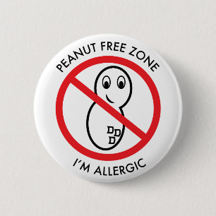 Severe Peanut Allergy Button