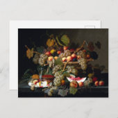 Severin Roesen still Life with Fruit Briefkaart (Voorkant / Achterkant)