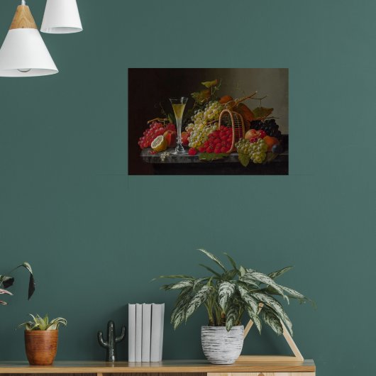 Severin Roesen Stilleven Poster (Woonkamer 1)