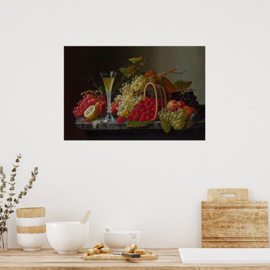 Severin Roesen Stilleven Poster (Keuken)