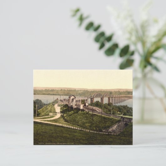 Severn Bridge, Sharpness, Gloucestershire, Engelan Briefkaart (Staand voorkant)