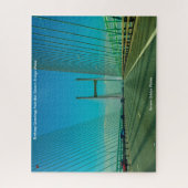 Severn Bridge Wales Jigzaag Puzzle Legpuzzel (Verticaal)