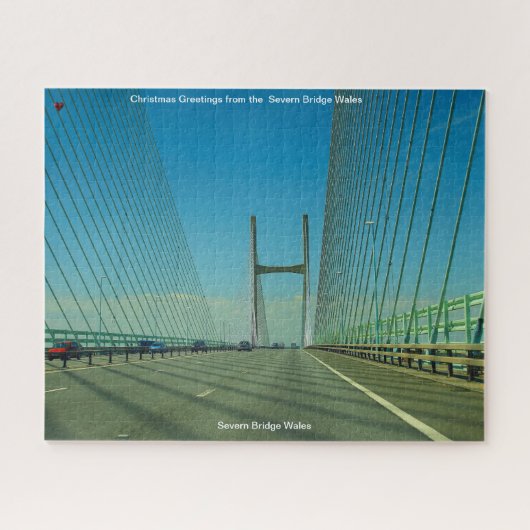 Severn Bridge Wales Jigzaag Puzzle Legpuzzel (Horizontaal)