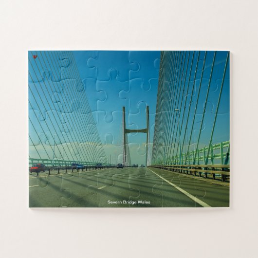 Severn Bridge Wales Legpuzzel (Horizontaal)