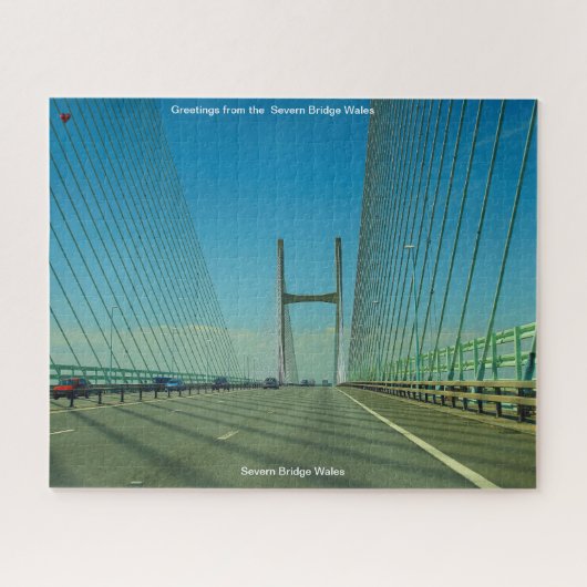 Severn Bridge Wales Legpuzzel (Horizontaal)
