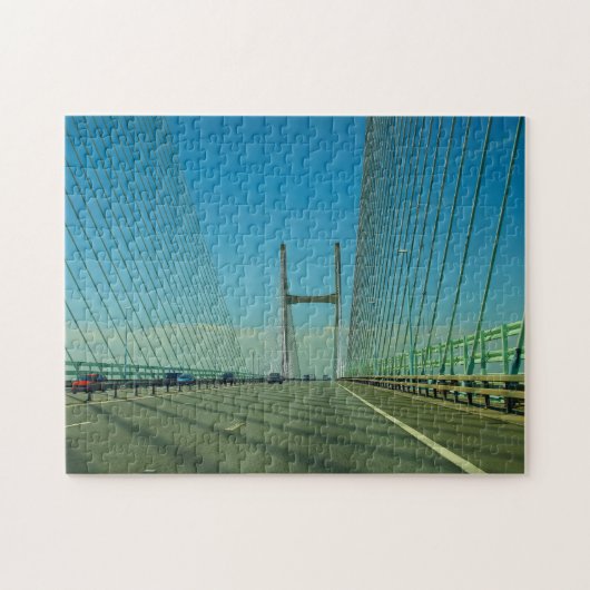 Severn Bridge Wales Legpuzzel (Horizontaal)