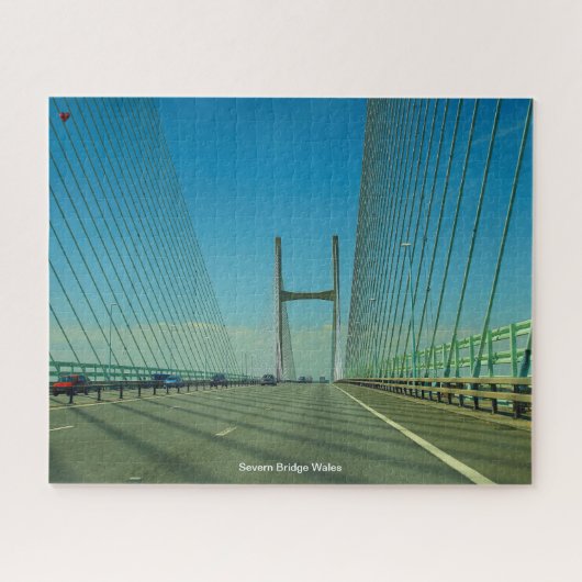Severn Bridge Wales Legpuzzel (Horizontaal)