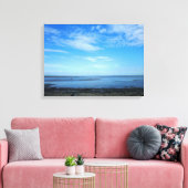 Severn Estuary in Penarth Canvas Afdruk (Insitu (Woonkamer))