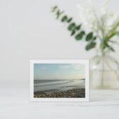 Severn Estuary in Penarth (Grenzen) Visitekaartje (Staand voorkant)