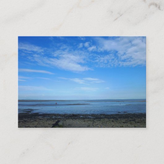 Severn Estuary in Penarth Visitekaartje (Voorkant)