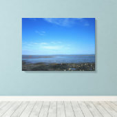 Severn Estuary op Penarth II Canvas Afdruk (Insitu (Houten vloer))