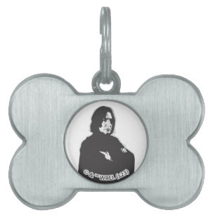 Severus Snape Armen Gekruist B-W Huisdieren Naamplaatje