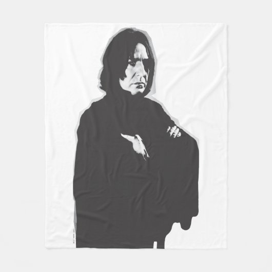 Severus Snape Arms Crossed B-W Fleece Deken (Voorkant)