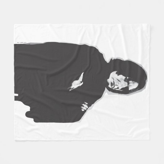 Severus Snape Arms Crossed B-W Fleece Deken (Voorkant (Horizontaal))