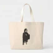 Severus Snape Arms, doorgesneden B-W Grote Tote Bag (Voorkant)