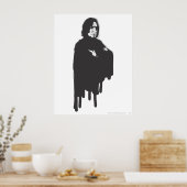 Severus Snape Arms, doorgesneden B-W Poster (Keuken)