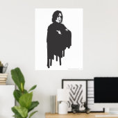 Severus Snape Arms, doorgesneden B-W Poster (Thuiskantoor)