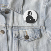 Severus Snape Arms, doorgesneden B-W Ronde Button 5,7 Cm (In situ)