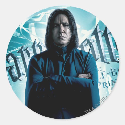 Severus Snape HPE6 1 Ronde Sticker (Voorkant)