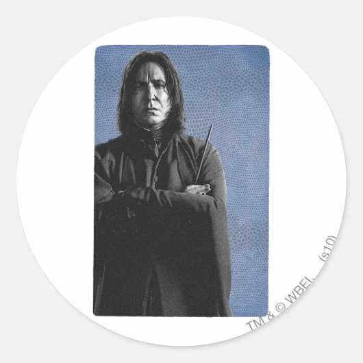 Severus Snape Ronde Sticker (Voorkant)