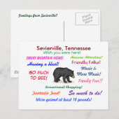 Sevierville, Tennessee Briefkaart (Voorkant / Achterkant)