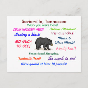 Sevierville, Tennessee Briefkaart