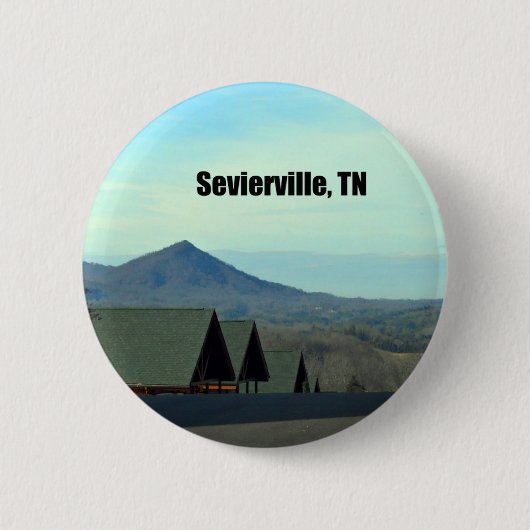 Sevierville, Tennessee Ronde Button 5,7 Cm (Voorkant)