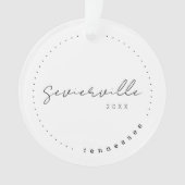 Sevierville Tennessee TN Travel Verenigde Staten Ornament (voorkant)