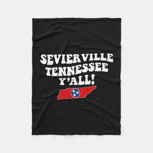Sevierville Tennessee Y'all Tn Southern Vacation Fleece Deken (Voorkant)
