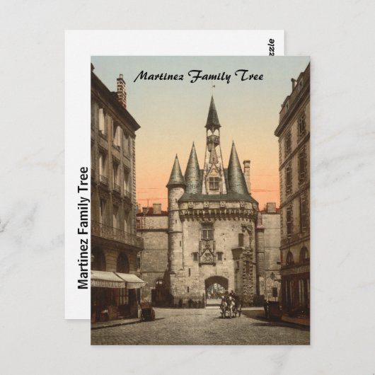 Sevigne Gate, Bordeaux, Frankrijk Briefkaart (Voorkant / Achterkant)