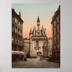 Sevigne gate, Bordeaux, Frankrijk Poster