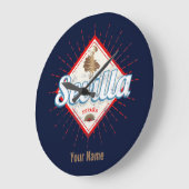 Sevilla Andalusië Spanje Retro Flamenco Vintage Grote Klok (Hoek)