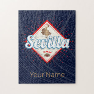 Sevilla Andalusië Spanje Retro Flamenco Vintage Legpuzzel