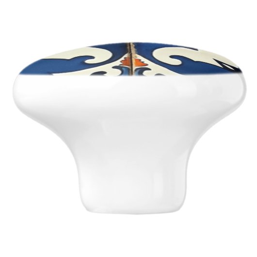 Sevilla Bloom Azulejo Keramische Knop (Zijkant)